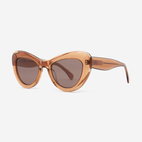 Cat - Eye and Vintage Acetate Female Sunglasses 22A8053